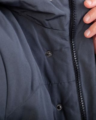 Manteau mi-long gris de Frilivin