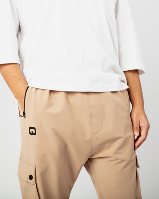 Pantalon cargo "Nomad" beige de Qaba'il
