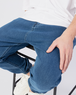 Denim Stretch "Regular Fit" Bleu Foncé de New Heritage