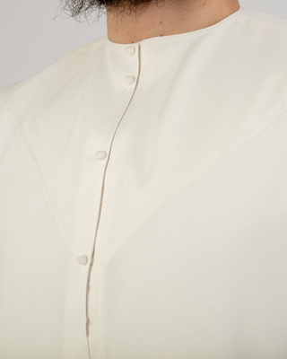 Qamis Émirati "Imperial Elite" Blanc Cassé