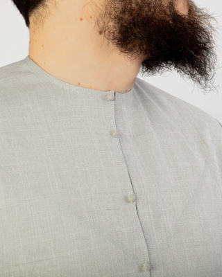 Qamis Émirati "Imperial Elite" Gris Clair