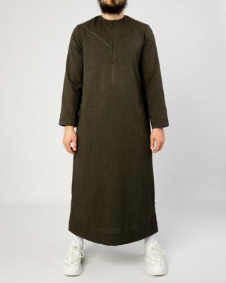 Qamis Émirati "Imperial Elite" Vert Foncé