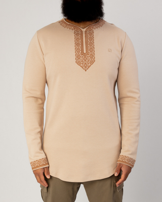 Beige Sweat Etniz Awqas