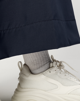 Qamis Borduursels navy