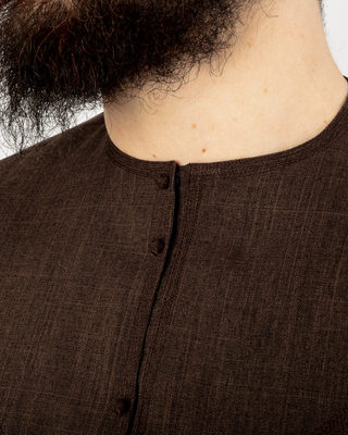 Qamis Émirati "Imperial Elite" Marron