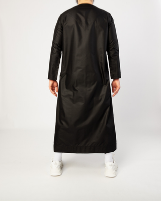 Qamis Émirati "Platinum Elite" Noir