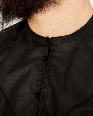 Qamis Émirati "Platinum Elite" Noir