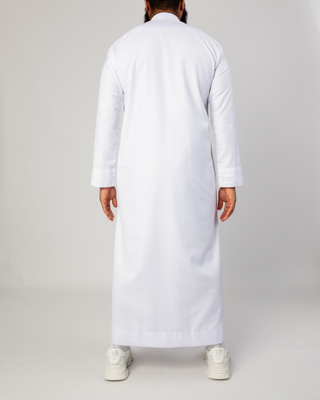 Qamis Saoudien "Cashmere Elite" Blanc
