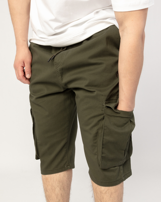 BERMUDA, CARGO VERT KAKI