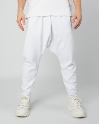 Pantalon de jogging Qandrisi blanc de Qaba'il