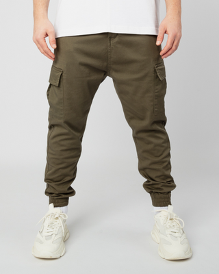 Pantalon cargo "Essential" vert de New Heritage