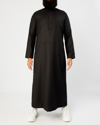 Qamis Saoudien "Cashmere Elite" Noir
