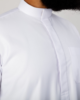 Qamis Saoudien "Cashmere Elite" Blanc