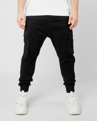Pantalon cargo "Essential" noir de New Heritage