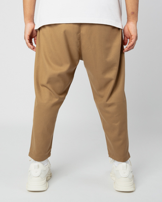 Pantalon camel "Sultan" de Qaba'il