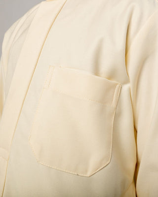 Qamis Saoudien pour Garçons "Cashmere Elite" Crème