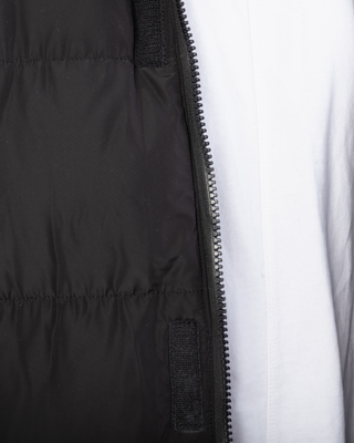Manteau d'hiver long noir de Zayne