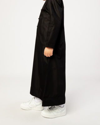 Qamis Émirati pour Garçons "Platinum Elite" Noir