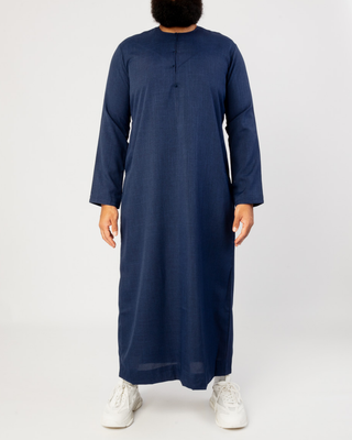 Qamis Émirati "Imperial Elite" Bleu Marine