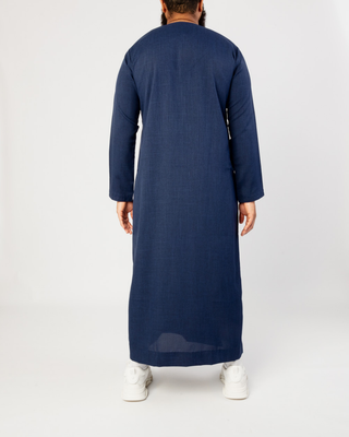 Qamis Émirati "Imperial Elite" Bleu Marine