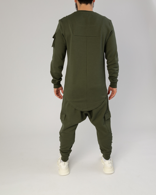 Ensemble de sport "Sniper" vert foncé de Qaba'il