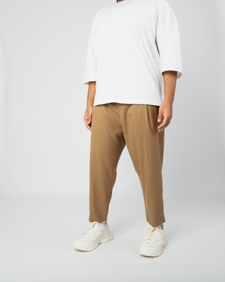 Pantalon camel "Sultan" de Qaba'il