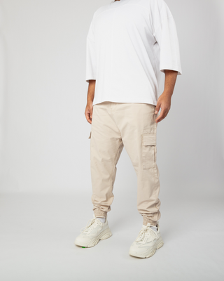 Pantalon cargo "Essential" beige de New Heritage