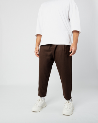 Pantalon marron "Sultan" de Qaba'il