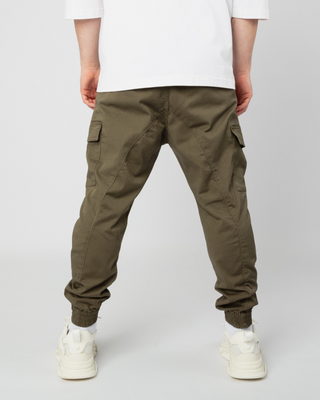 Pantalon cargo "Essential" vert de New Heritage