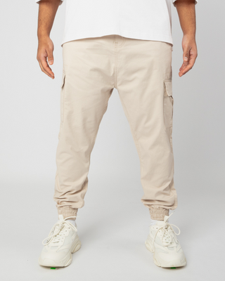 Pantalon cargo "Essential" beige de New Heritage