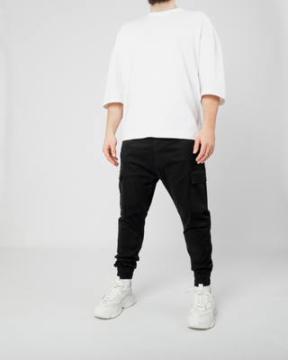 Pantalon cargo "Essential" noir de New Heritage