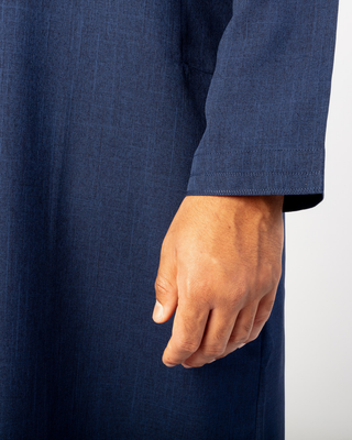 Qamis Émirati "Imperial Elite" Bleu Marine