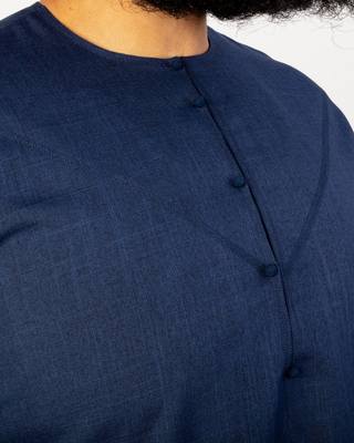 Qamis Émirati "Imperial Elite" Bleu Marine