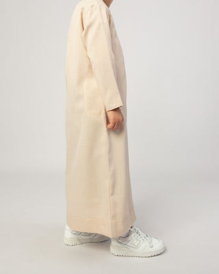 Qamis Émirati pour Garçons "Imperial Elite" Beige