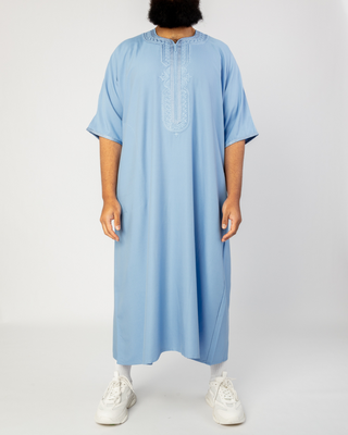 Kandora Marocaine 'Legacy' Bleue de Rafiq