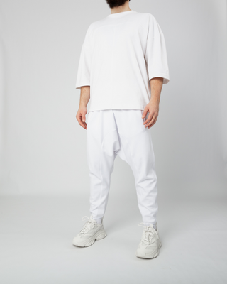 Pantalon de jogging Qandrisi blanc de Qaba'il