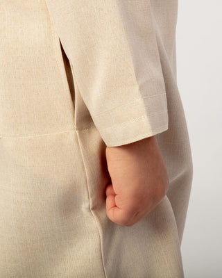 Qamis Émirati pour Garçons "Imperial Elite" Beige