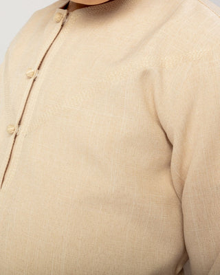 Qamis Émirati pour Garçons "Imperial Elite" Beige