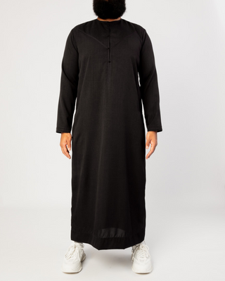 Qamis Émirati "Imperial Elite" Noir