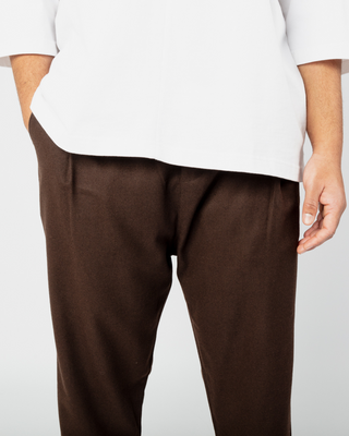 Pantalon marron "Sultan" de Qaba'il