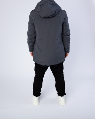Manteau mi-long gris de Frilivin