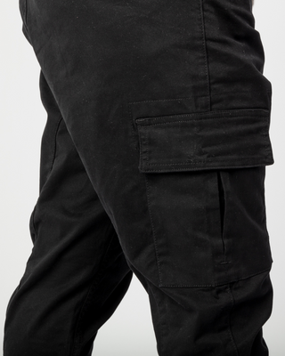 Pantalon cargo "Essential" noir de New Heritage