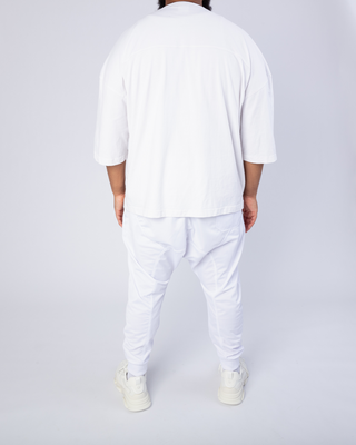 Pantalon de Jogging Blanc 'Comfort' de Qaba'il