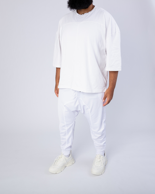 Pantalon de Jogging Blanc 'Comfort' de Qaba'il