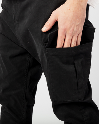 Pantalon cargo "Essential" noir de New Heritage