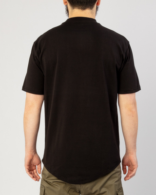Black T-shirt from New Heritage.