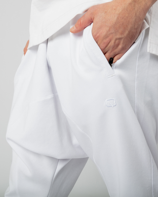 Pantalon de jogging Qandrisi blanc de Qaba'il