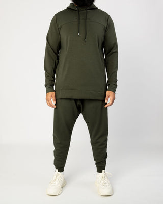 Ensemble de sport "Ascend" vert foncé de Qaba'il