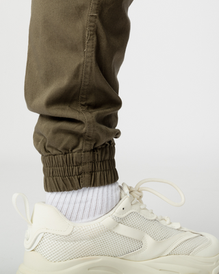 Pantalon cargo "Essential" vert de New Heritage