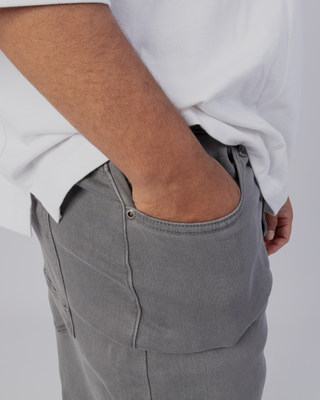 Denim Stretch "Wide Fit" Gris de New Heritage